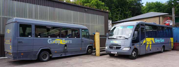 Grey Cars Mercedes 614D Onyx YN53CSY & 815D Sitcar Beluga Y3CCH